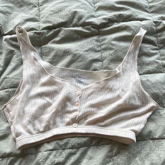 Brandy Melville cream Bralette - Picture 1 of 2